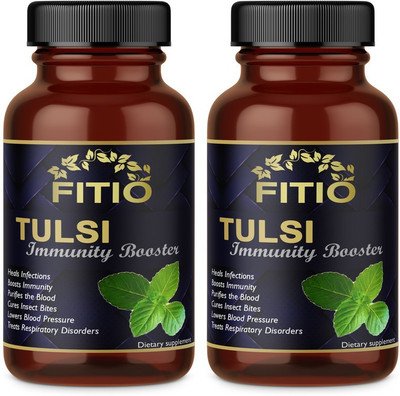 FITIO Holy Basil (Tulsi Extract) Natural Antioxidants Advanced(2 x 60 Capsules)