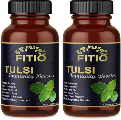 FITIO Holy Basil (Tulsi Extract) Natural Antioxidants Pro(2 x 60 Capsules)