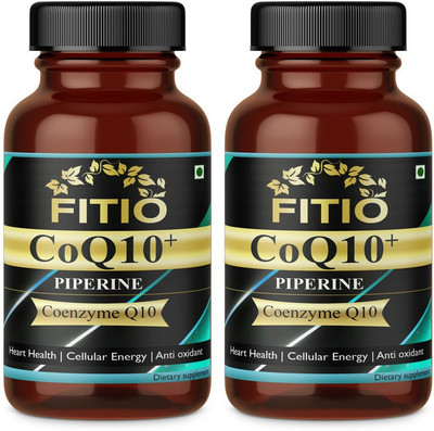 FITIO COQ-10 (A Bio Enhanced Cellular Energy)(2 x 60 Capsules)