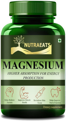NutraEats Calcium, Magnesium, Zinc, D3 & B12 Tablets Advanced(60 Capsules)