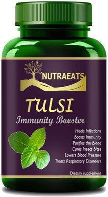 NutraEats Holy Basil (Tulsi Extract) Natural Antioxidants Ultra(60 Capsules)