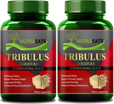 NutraEats Tribulus Terrestris Gokshura Supplement (Gokshura) Pro(2 x 60 Capsules)