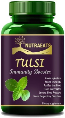 NutraEats Holy Basil (Tulsi Extract) Natural Antioxidants Premium(60 Capsules)