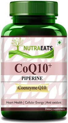NutraEats COQ-10 (A Bio Enhanced Cellular Energy) Pro(60 Capsules)