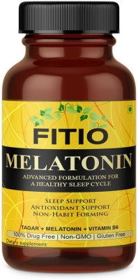 FITIO Melatonin For Deep Sleep(60 Capsules)