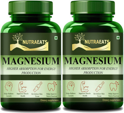 NutraEats Calcium, Magnesium, Zinc, D3 & B12 Tablets Advanced(2 x 60 Tablets)