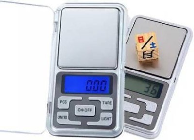 NIVAYO TM-222 Digital Pocket Scale 200/0.01 Grams, Portable Small Mini Kitchen Jewelry Weighing Scale Accuracy 0.01g Capacity 200g with LCD Screen Light Weighing Scale (Silver) Weighing Scale(White, Silver, Multicolor)