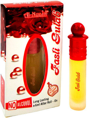 Al-Nuaim Eco series Fasli Gulab Alcohol Free Attar Roll On - 6ml Floral Attar(Rose)