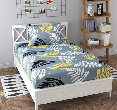 Limied Time Deal – Decent Home 280 TC Microfiber Single 3D Printed Flat Bedsheet For Rs. 189 @ 81% off