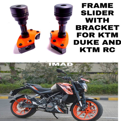 imad FRAME SLIDER WITH BRACKETS FOR KMT RC/DUKE Bike Crash Guard(KTM)