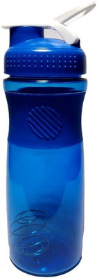Futshut 700 ml Plastic Shaker(Pack of 1, Blue)