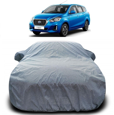 AutoKick Car Cover For Nissan Go+ (With Mirror Pockets)(Multicolor)