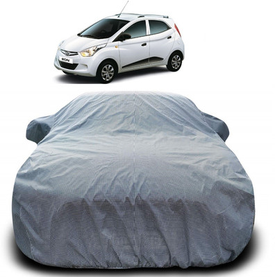 AutoKick Car Cover For Hyundai Eon (With Mirror Pockets)(Multicolor)
