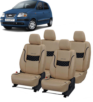 AutoSafe Leatherette Car Seat Cover For Hyundai Santro Xing(Detachable Head Rest, Mono Back Seat, 5 Seater)