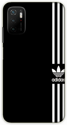 iprinto Back Cover for POCO M3 Pro, POCO M3 Pro 5G Adidas Black Back Cover(Black, Dual Protection, Silicon, Pack of: 1)