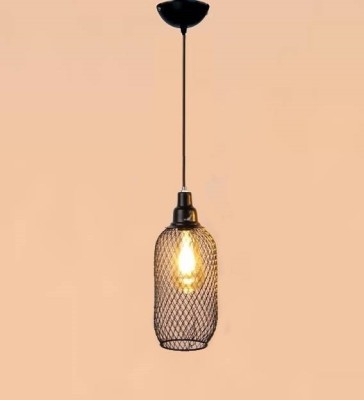 GENREE GEN-063 BOTTLE HANGING Pendant Light/Hanging Light/Ceiling Light for Restaurant, Bedroom, Living Room and Home Decor Pendants Ceiling Lamp Pendants Ceiling Lamp(Black)