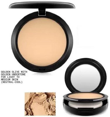AMOSFIA Perfect Mattifying Compact For ALL Type Of Skin Tone Compact(Light Beige, 15 g)