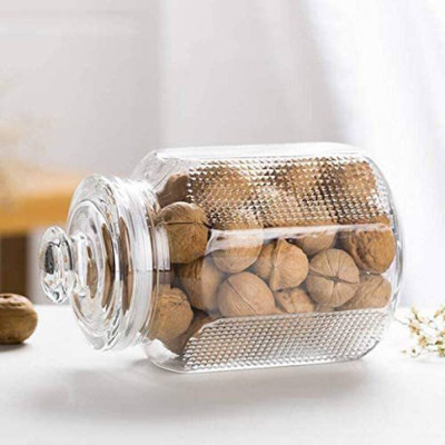 GOOD TO GREAT CREATION Glass Grocery Container  - 2000 ml(Clear)