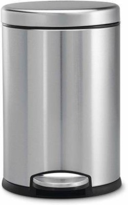 STAR JIVA Steel Dustbin(Silver)