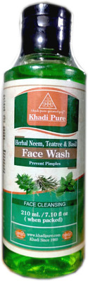 Khadi Pure Gramodyog HERNAL NEEM TEATREE BASIL FACEWASH-210ML Face Wash(210 ml)