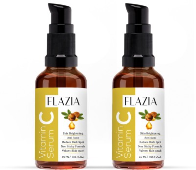 FLAZIA Natural Vitamin C Face Serum With Moroccan Argan oil and hyaluronic Acid(60 ml)