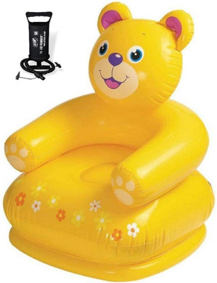 ECOM BHARAT BN29 Inflatable Sofa/ Chair, Inflatable Toy Pump(Yellow)