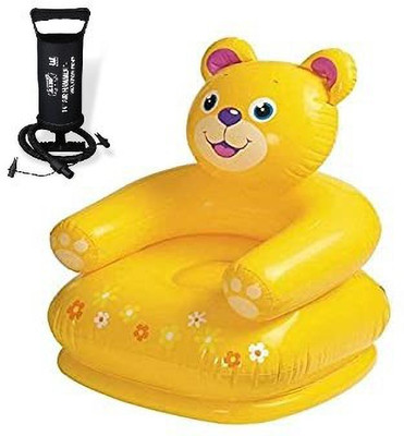 ECOM BHARAT BN33 Inflatable Sofa/ Chair, Inflatable Toy Pump(Yellow)