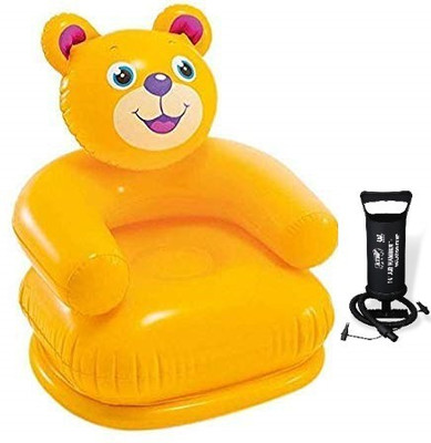 ECOM BHARAT BN27 Inflatable Sofa/ Chair, Inflatable Toy Pump(Yellow)