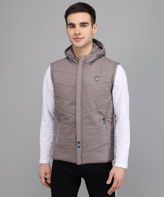 HEMLOCK Sleeveless Solid Men Jacket