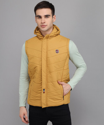 ZEPPI Sleeveless Solid Men Jacket
