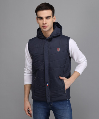 HEMLOCK Sleeveless Solid Men Jacket
