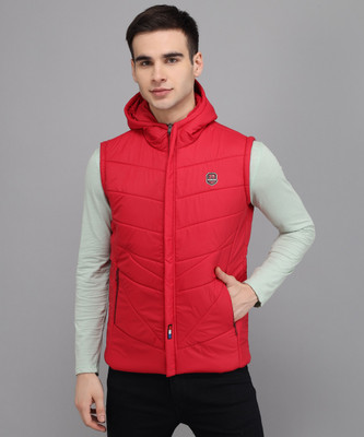 HEMLOCK Sleeveless Solid Men Jacket