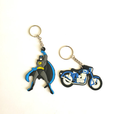 ShopTalk Batman And RE Bike Rubber Key Chain