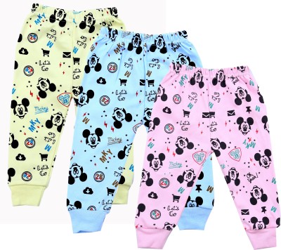 ICABLE Track Pant For Baby Boys & Baby Girls(Multicolor, Pack of 3)