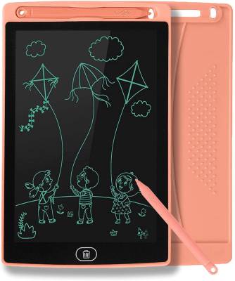 Willard 8.5 Inch LCD WritingTablet / Drawing Board / Doodle Board / slate for kid - Digital electric slate Reusable Portable Ewriter Educational Toys, Gift for Kids Student Teacher Adults Portable Rugged Drawing Notepad Suitable for Home School Office Memo Notebook Portable &amp; Reusable Electronic Notepad &amp; Drawing Doodle Ruff Pad with Full Erase Mode, Lock Screen Function  (Pink)