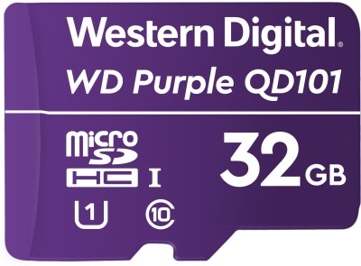 WESTERN DIGITAL QD101 32 GB MicroSD Card Class 10 100 Mbps  Memory Card