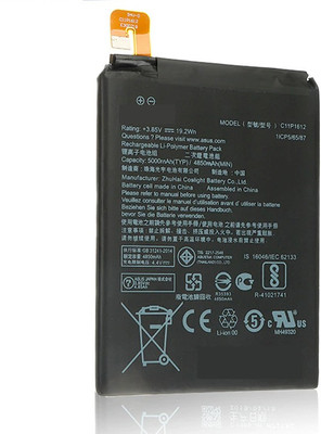 SUPERCART Mobile Battery For  Asus Zenfone C11P1612 4 Max pro Plus ZC554KL X00ID 5 3 Month Warranty