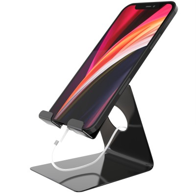 ELV Portable Aluminium Mobile Stand Holder With Convenient Charging for Tablet and Smartphones Mobile Holder