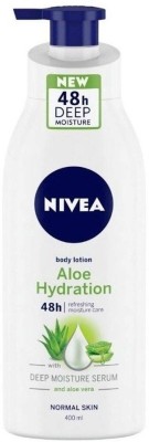 NIVEA (Aloe) Hydration Body Lotion Deep Moisture 400ml Pack of 1(400 ml)