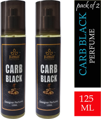 FORMLESS Set of 2 Carbblack 125ml spray perfume Perfume  -  250 ml(For Men & Women)