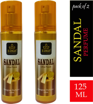 FORMLESS Set of 2 Sandal 125ml spray perfume Perfume  -  250 ml(For Men & Women)