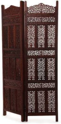 OnlineCraft Solid Wood Decorative Screen Partition(Free Standing, Finish Color - brown, 2, DIY(Do-It-Yourself))