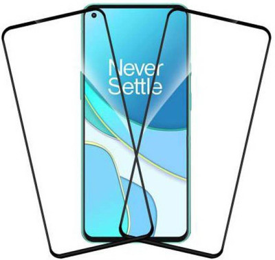 aplexx Edge To Edge Tempered Glass for Oneplus 9R, Oneplus 9, Oneplus 8T, Vivo X50(Pack of 2)