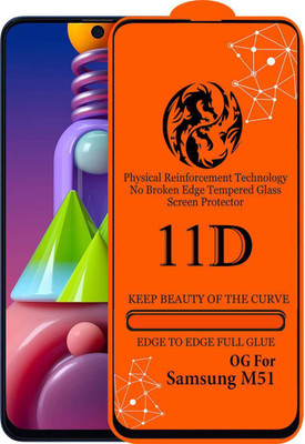 aplexx Edge To Edge Tempered Glass for Samsung Galaxy M51(Pack of 1)