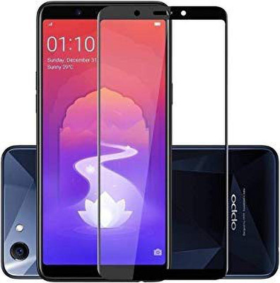 alphax Edge To Edge Tempered Glass for REALME C2(Pack of 1)