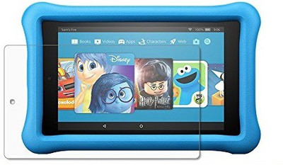 KACA Edge To Edge Tempered Glass for Amazon Fire 7 Kids Pro [Ultra Clear HD Tempered Glass with Nano Technology](Pack of 1)