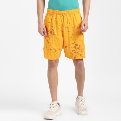 REEBOK Solid Men Gold Sports Shorts