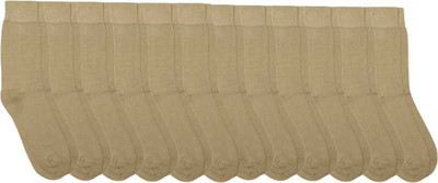 Akeeta Men Solid Mid-Calf/Crew(Pack of 12)