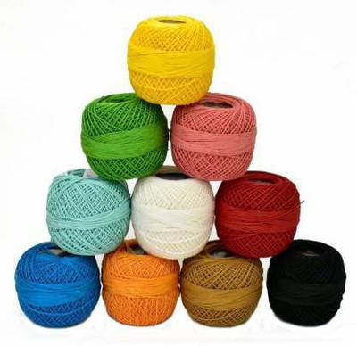 RSP Quality Bit Multicolour Thread(35 m Pack of10)