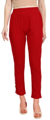 Homeshop Regular Fit Women Red Trousers